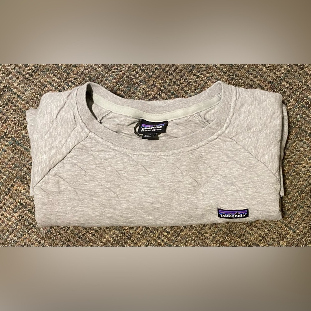 Gray Patagonia Pullover (Boys L)